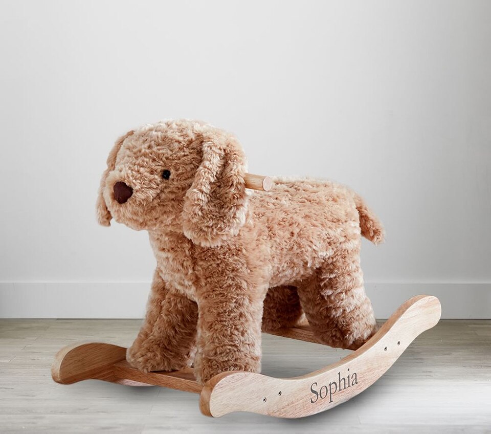 Labradoodle Plush Nursery Rocker Pottery Barn Kids UK